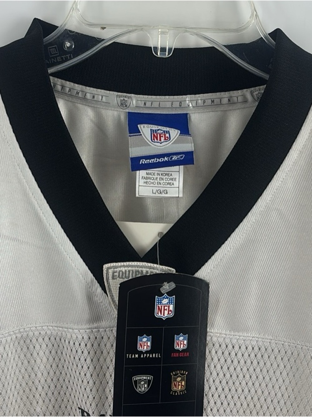 Reebok White Baltimore Ravens #52 Jersey Large With Tags - Picture 5 of 11